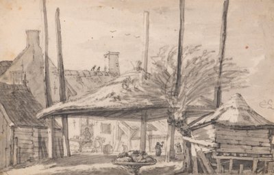 An Empty Haystack by Cornelis Saftleven