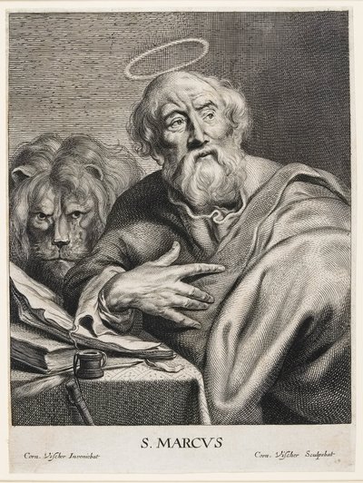 St. Mark by Cornelis Visscher