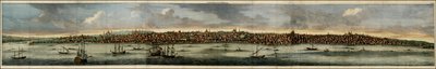 1698 Coloured View of Constantinople by Cornelis de Bruijn