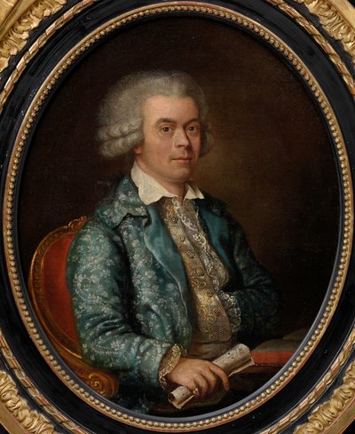 Portrait of the Composer André Ernest Modeste Grétry 1741-1813 by Cornelis van Cuylenburgh