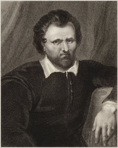 Ben Jonson by Cornelius Janssen van Ceulen