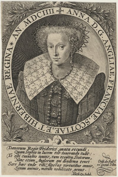 Anne of England by Crispijn van de Passe I