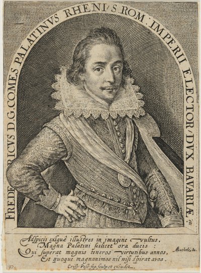 Frederick V, Elector Palatine, Later King of Bohemia by Crispijn van de Passe I