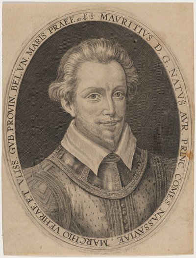 Maurice of Nassau, Prince of Orange by Crispijn van de Passe I