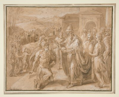 Abraham and Melchizedek by Crispin van den Broeck