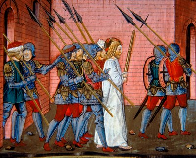 Illumination Depicting Christ Being Brought Again to Pilate by Cristoforo De Predis