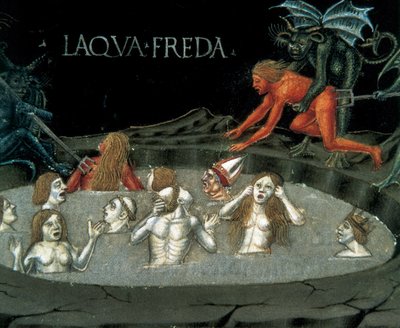 Representation of a Circle of Underworld: Damned in Cold Water by Cristoforo De Predis