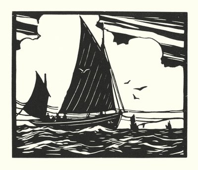 Fishing Boats and Barges: Deal Lugger by Cyril A. Wilkinson