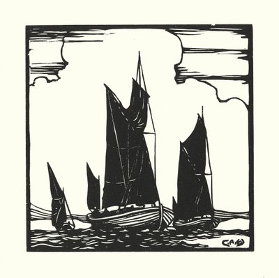 Fishing Boats and Barges: Thames Hatch Boats by Cyril A. Wilkinson