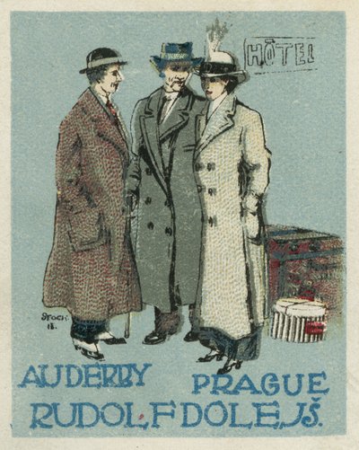 Au Derby Rudolf Dole fashions, Prague by Czech School