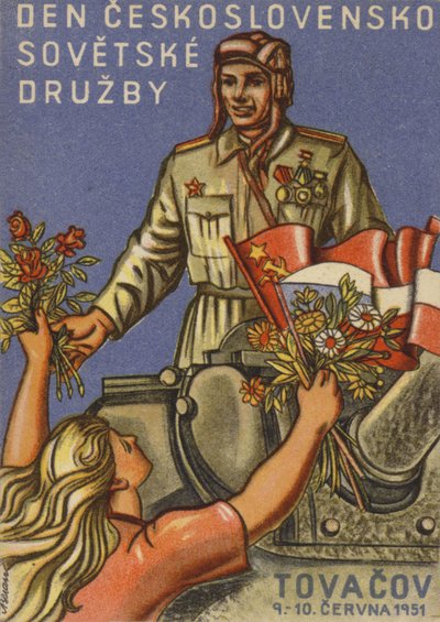 Czechoslovakian - Soviet Friendship Day, 1951 by Czech School