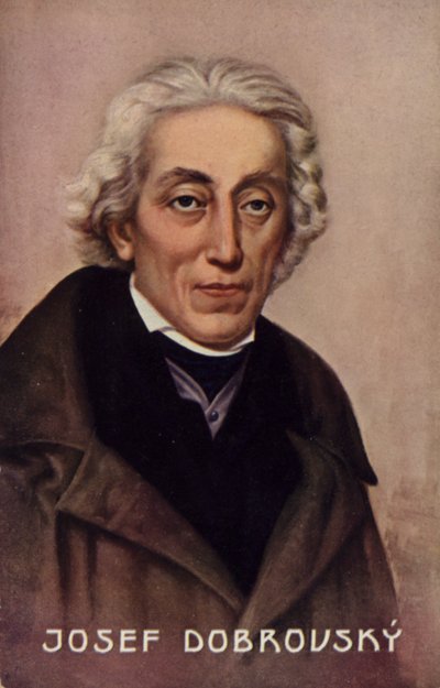Josef Dobrovsky, Czech philologist and historian by Czech School