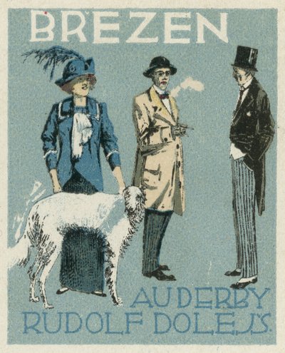 March. Au Derby Rudolf Dole fashions, Prague by Czech School