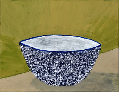 Elegant Blue Bowl Still Life by Dale Hefer & Family