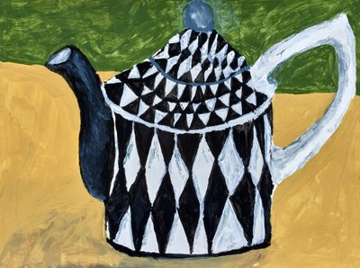 Harlequin Teapot by Dale Hefer & Family