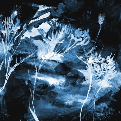 Blue Floral by Dan Hobday