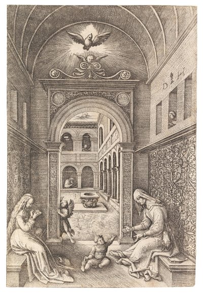The Virgin and Child with Saint Anne, c. 1500 by Daniel Hopfer the Elder