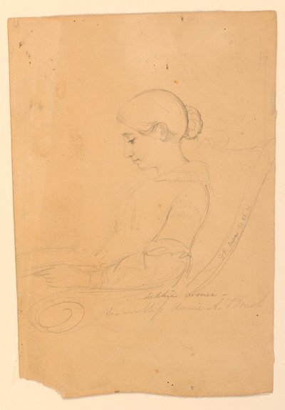 Annie A Brush, Seated in, September 22, 1841 by Daniel Huntington
