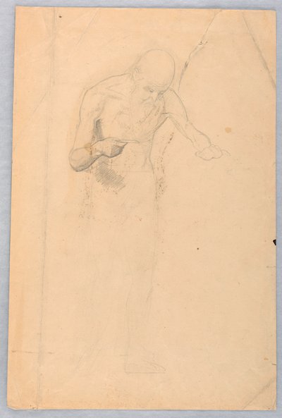 Bearded Man Standing, 1852 by Daniel Huntington