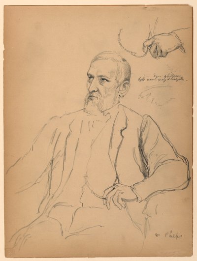 John Jay Phelps Seated, S, 1863 by Daniel Huntington