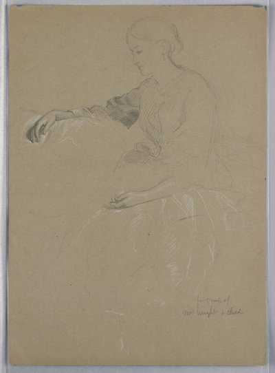 Mrs. William Wright and Child, 1857 by Daniel Huntington