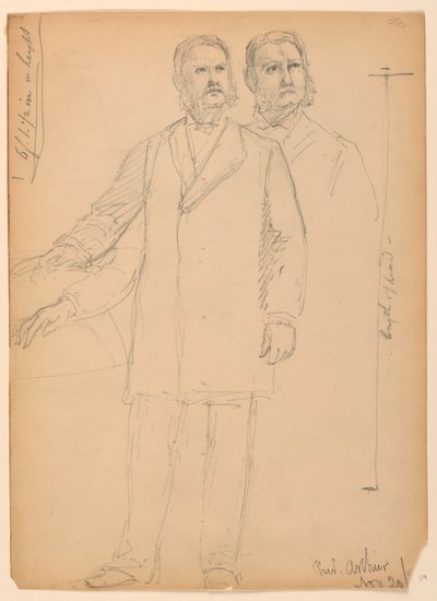 President Chester A. Arthur, 1850 by Daniel Huntington