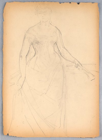 Sketch for a Portrait of Bella Worsham, 1878 by Daniel Huntington