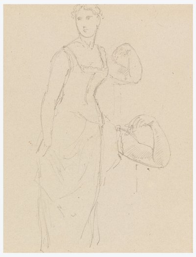 Sketch for a Portrait of Bella Worsham, 1878 by Daniel Huntington