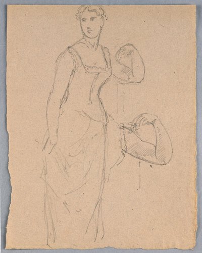Sketch for a Portrait of Bella Worsham, 1878 by Daniel Huntington