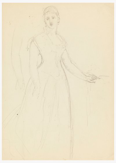 Sketch for a Portrait of Bella Worsham, 1878 by Daniel Huntington
