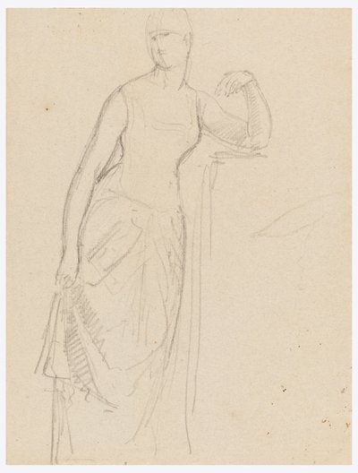Sketch for a Portrait of Mrs. Bella Worsham, 1878 by Daniel Huntington