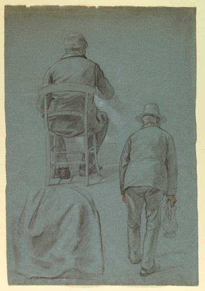 Skirt Drapery for Mrs. Sheppard Gandy, 1859 by Daniel Huntington