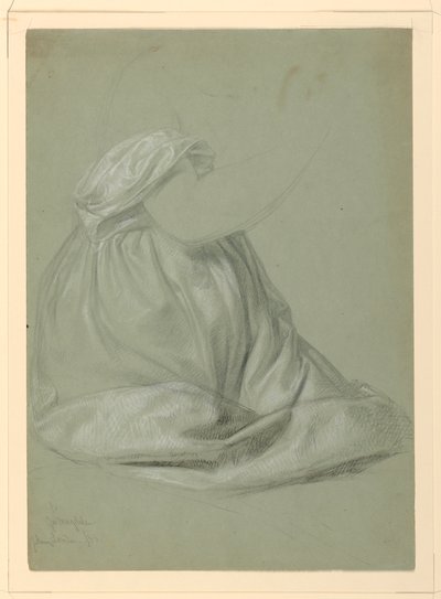 Study for "A Magdalen", November 19, 1852 by Daniel Huntington