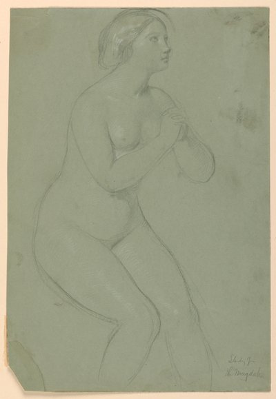 Study for "A Magdalen", 1852 by Daniel Huntington
