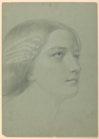 Study for "A Magdalen", 1852 by Daniel Huntington