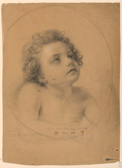 Study for "Communion of the Sick", 1845 by Daniel Huntington