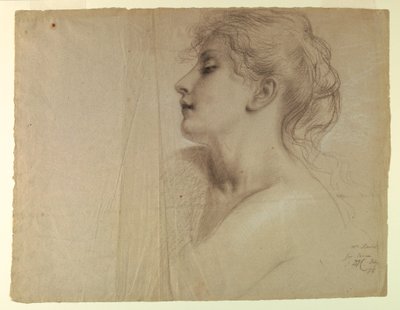 Study for "Justice and Peace", July 7, 1878 by Daniel Huntington