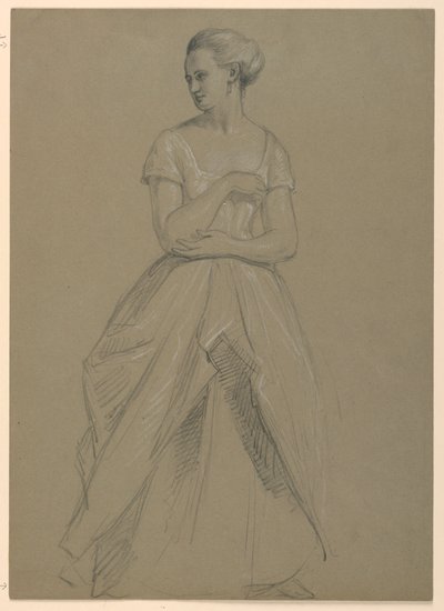 Study for "Martha Washington Reception", 1860 by Daniel Huntington