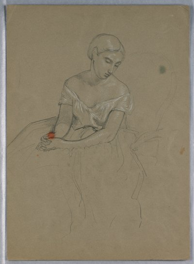 Study for "Martha Washington Reception", 1860 by Daniel Huntington