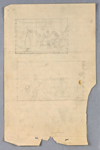 Study for "Scientific Group", 1858 by Daniel Huntington