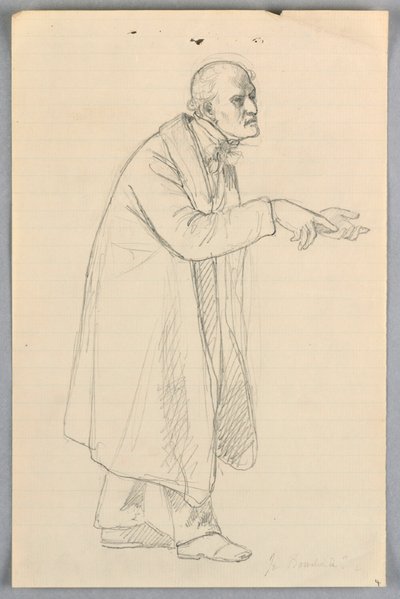 Study for "Scientific Group", 1858 by Daniel Huntington
