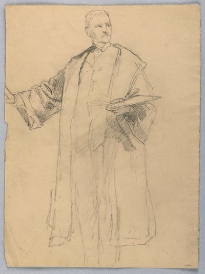 Study for "Titian Showing", 1872 by Daniel Huntington
