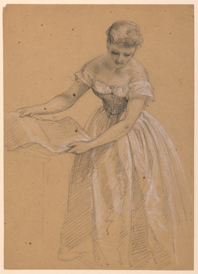 Woman Standing, 1860 by Daniel Huntington