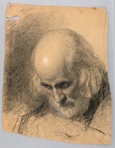 Study for "A Lesson of Charity" by Daniel Huntington