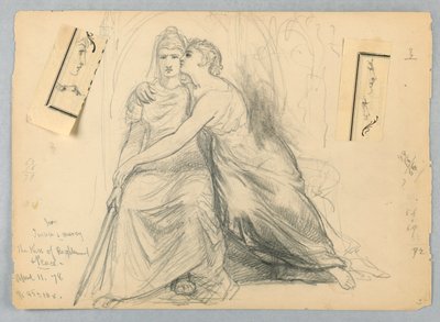 Study for Justice and Mercy, The Kiss of Righteousness and Peace by Daniel Huntington