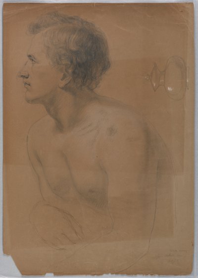 Study of a Young Man in Profile for 