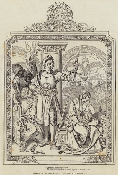 Chivalry of the Time of Henry V by Daniel Maclise