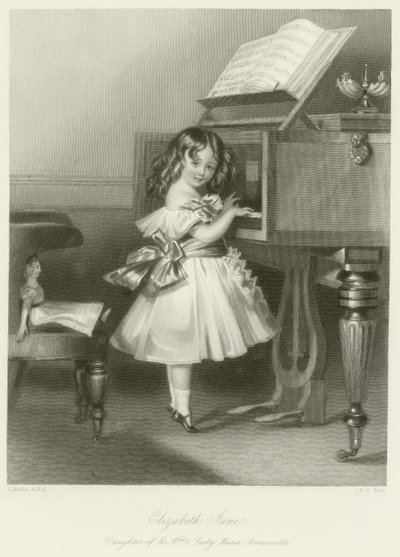 Lady Elizabeth Jane Somerville by Daniel Maclise