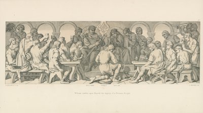 William Confers upon Harold the Dignity of a Norman Knight by Daniel Maclise