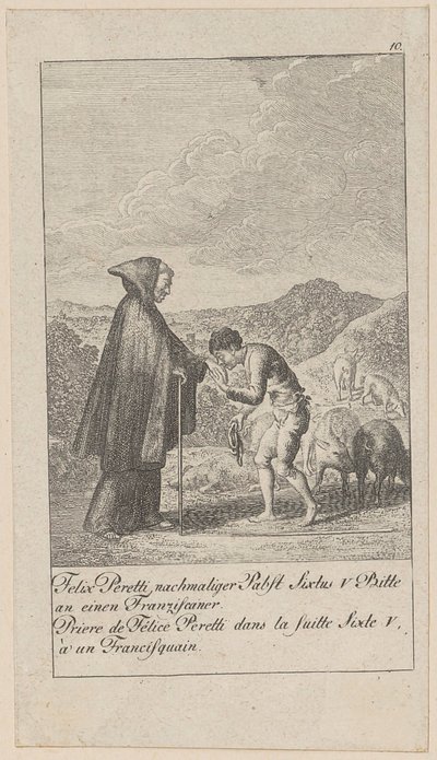 Plate 10 from the series “Medieval and Modern History” by Daniel Nikolaus Chodowiecki